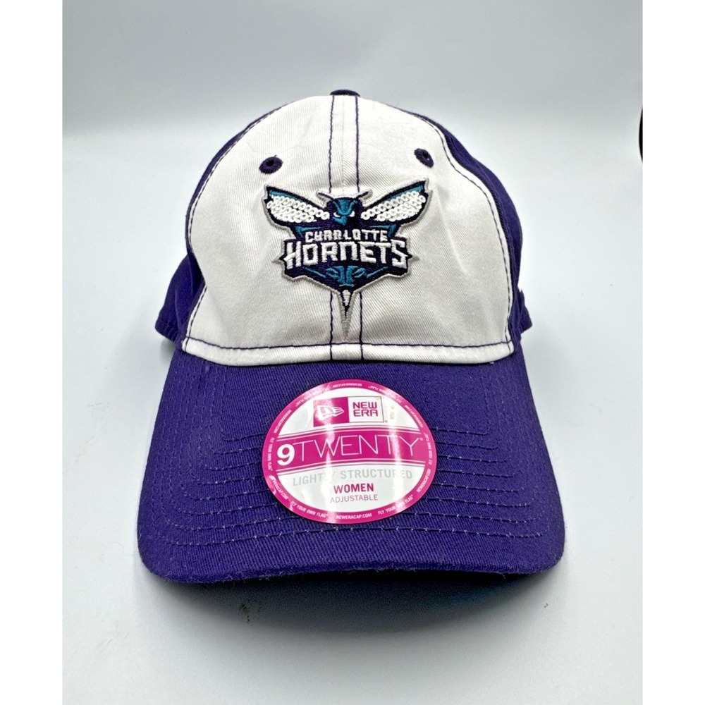 New Era NBA Charlotte Hornets Women's 9Twenty Hat Adjustable Strap-back Glimmer